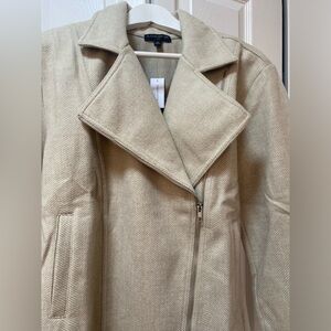 BANANA REPUBLIC WOMEN’S Herringbone Moto Jacket Size: M